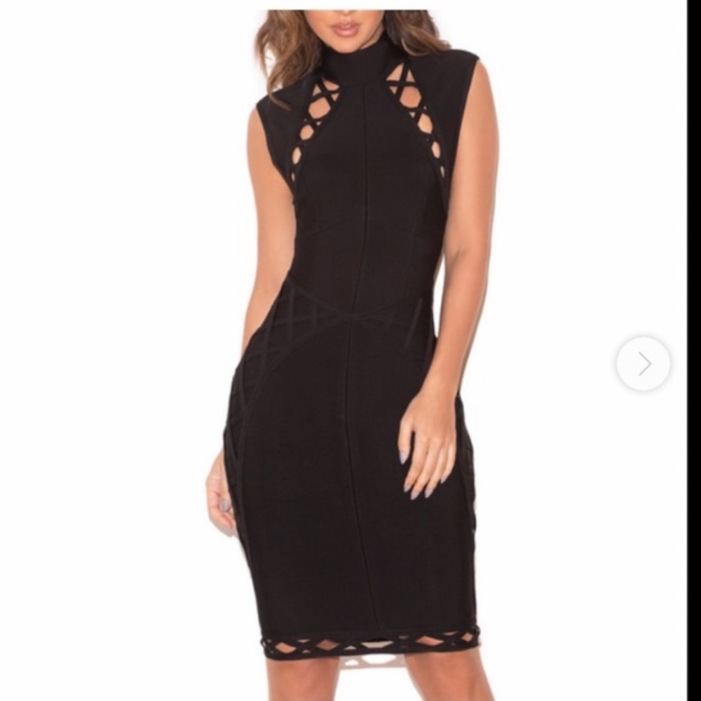 House of CB Black Saira Dress